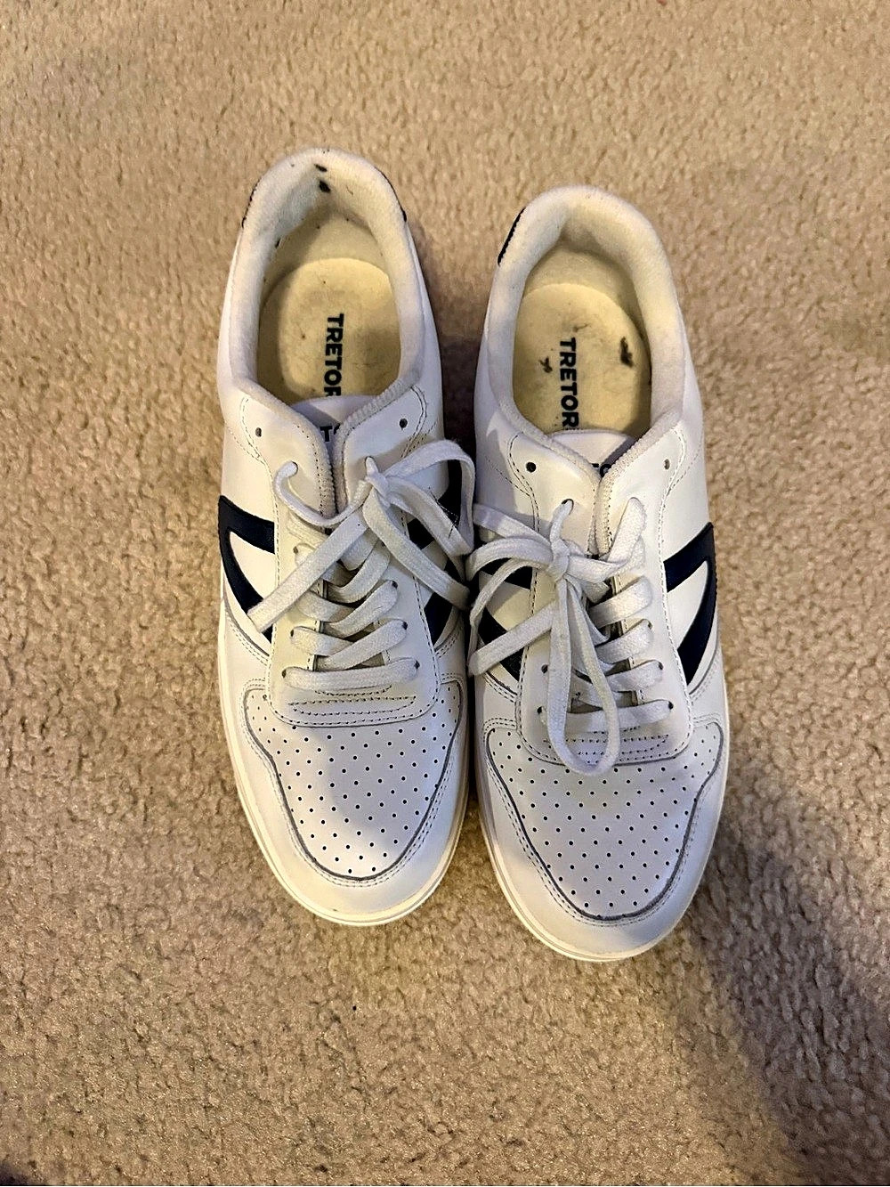 Tretorn Harlow 2 Sneaker Sneakers White & Blue US 9.5